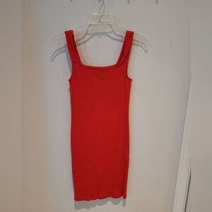 Forever 21 Vibrant Red Sleeveless Dress
